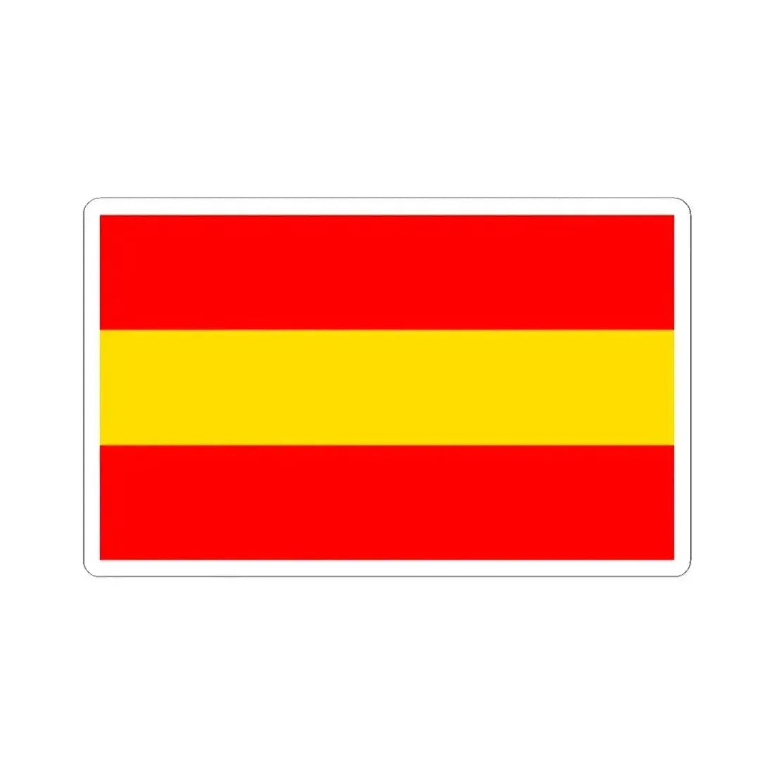 Flag of Karlsruhe 2 Germany - STICKER Vinyl Kiss-Cut Decal 2 Inch White - The Sticker Space