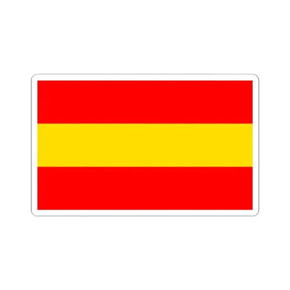 Flag of Karlsruhe 2 Germany - STICKER Vinyl Kiss-Cut Decal 2 Inch White - The Sticker Space