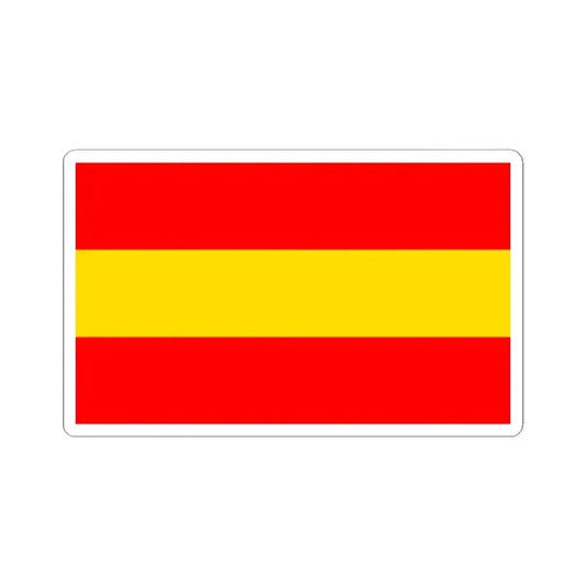 Flag of Karlsruhe 2 Germany - STICKER Vinyl Kiss-Cut Decal 2 Inch White - The Sticker Space