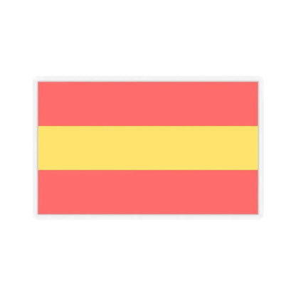 Flag of Karlsruhe 2 Germany - STICKER Vinyl Kiss-Cut Decal 3 Inch Transparent - The Sticker Space