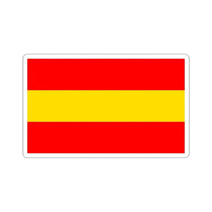 Flag of Karlsruhe 2 Germany - STICKER Vinyl Kiss-Cut Decal 3 Inch White - The Sticker Space