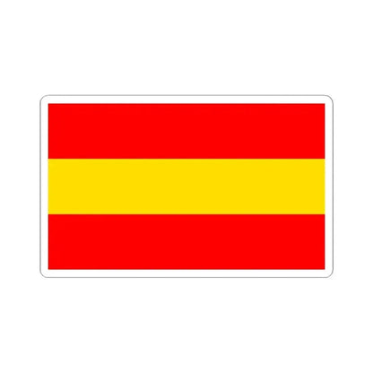 Flag of Karlsruhe 2 Germany - STICKER Vinyl Kiss-Cut Decal 6 Inch White - The Sticker Space