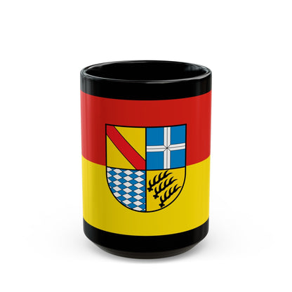 Flag of Karlsruhe Germany - Black Coffee Mug-15oz-The Sticker Space