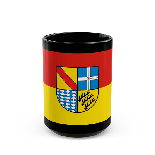 Flag of Karlsruhe Germany - Black Coffee Mug-15oz-The Sticker Space