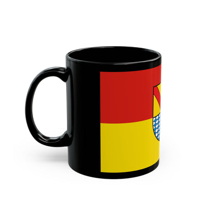 Flag of Karlsruhe Germany - Black Coffee Mug-The Sticker Space