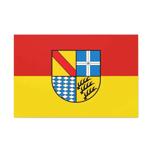 Flag of Karlsruhe Germany - Canvas Wall Art 36" x 24" 1.25" - The Sticker Space
