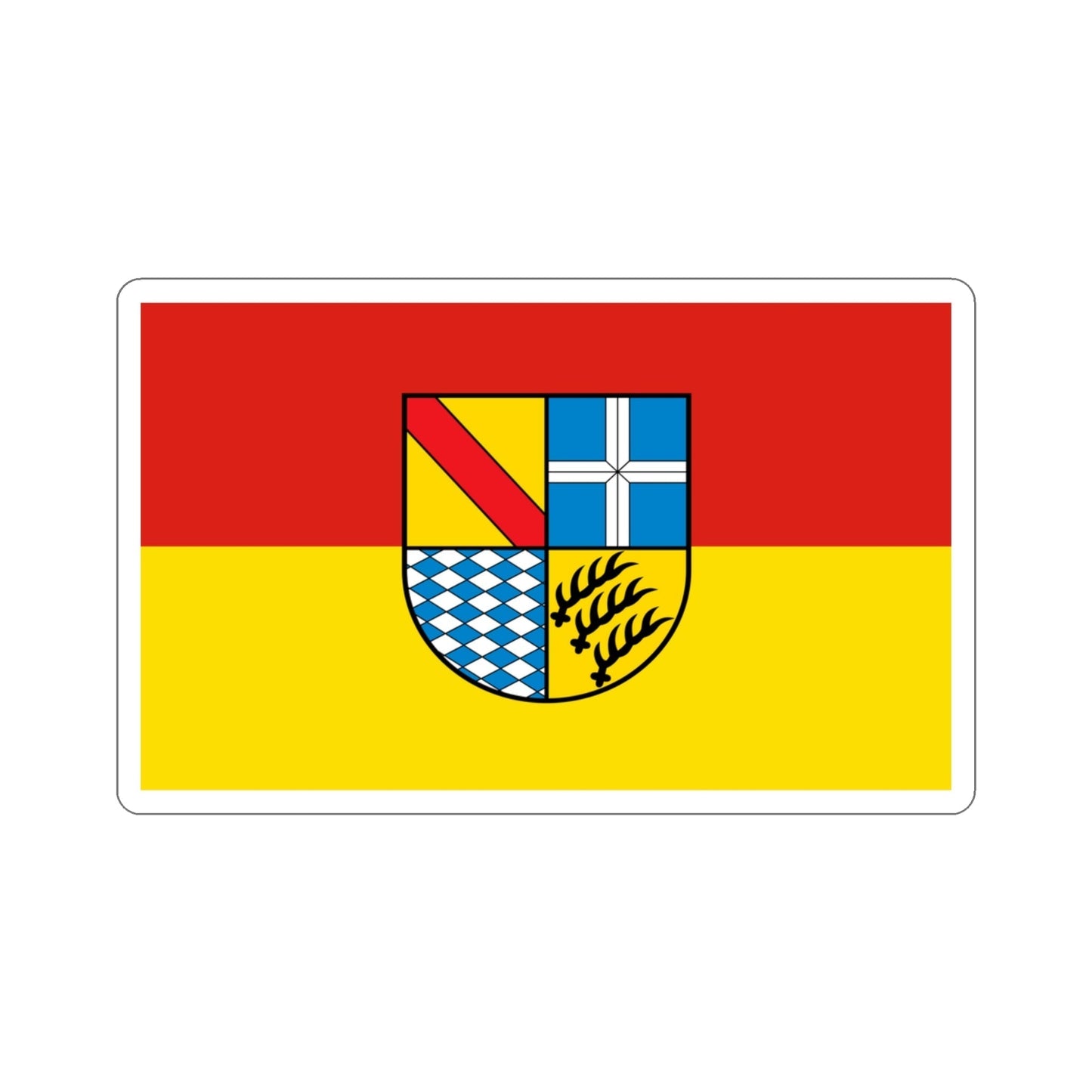 Flag of Karlsruhe Germany STICKER Vinyl Die-Cut Decal-3 Inch-The Sticker Space