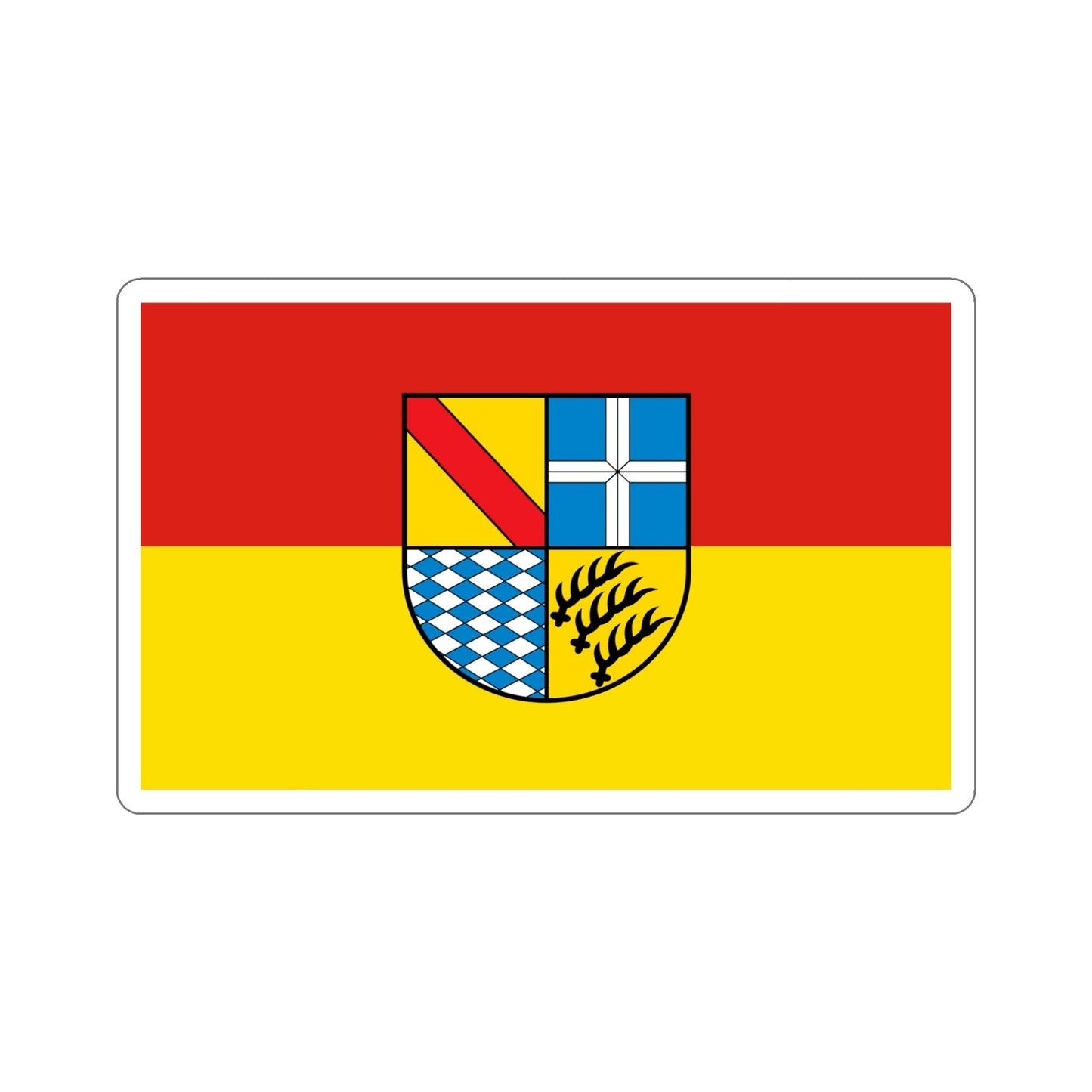 Flag of Karlsruhe Germany STICKER Vinyl Die-Cut Decal-5 Inch-The Sticker Space