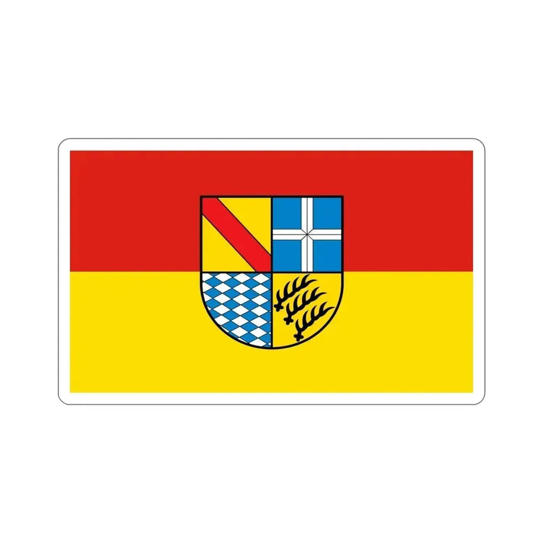 Flag of Karlsruhe Germany STICKER Vinyl Die-Cut Decal 6 Inch - The Sticker Space