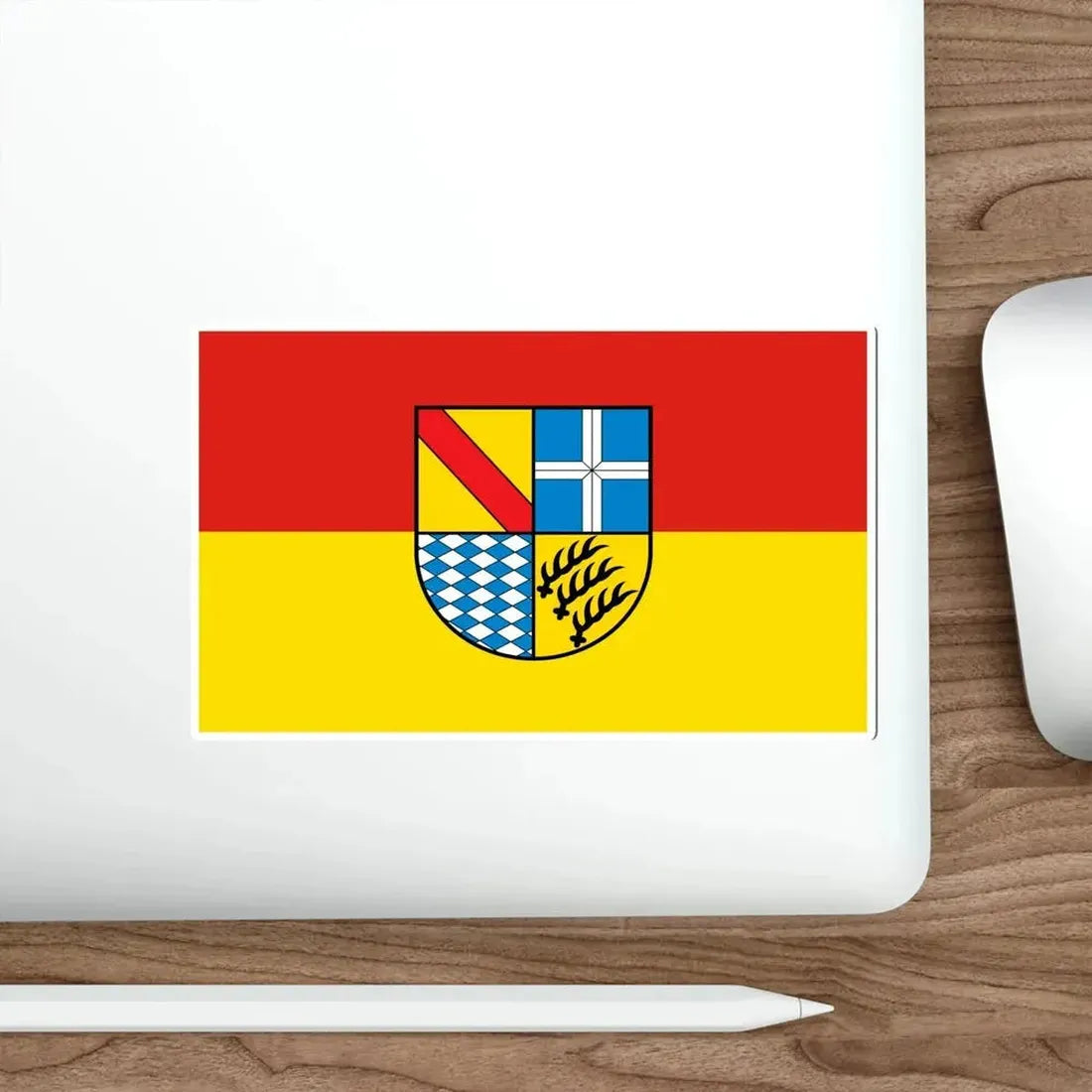 Flag of Karlsruhe Germany STICKER Vinyl Die-Cut Decal - The Sticker Space