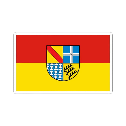 Flag of Karlsruhe Germany - STICKER Vinyl Kiss-Cut Decal 3 Inch White - The Sticker Space