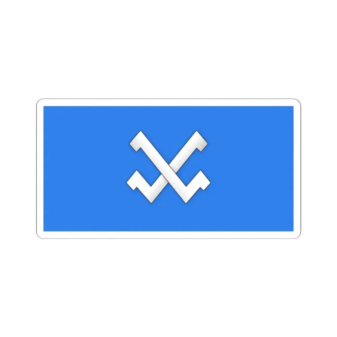 Flag of Karma (Belarus) STICKER Vinyl Kiss-Cut Decal 2 Inch White - The Sticker Space