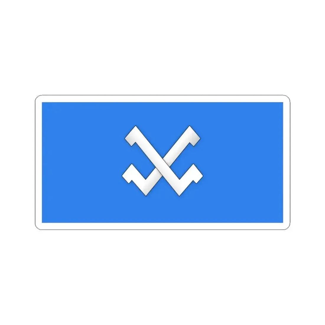 Flag of Karma (Belarus) STICKER Vinyl Kiss-Cut Decal 6 Inch White - The Sticker Space