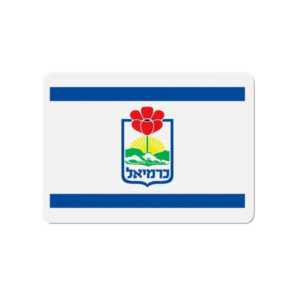 Flag of Karmiel Israel - Refrigerator Magnet 3 Inch - The Sticker Space