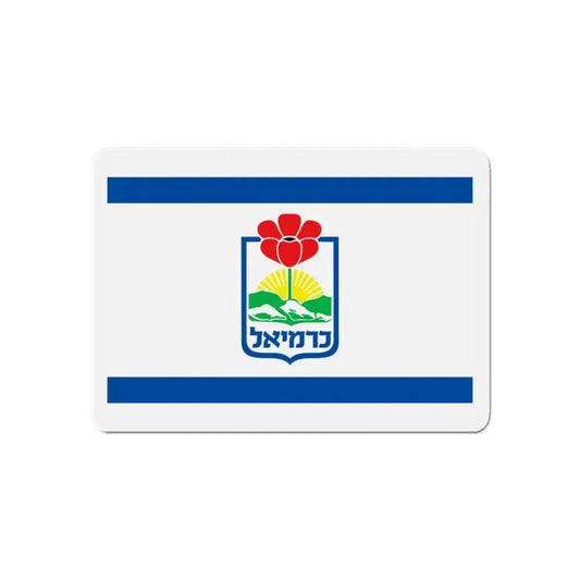 Flag of Karmiel Israel - Refrigerator Magnet 6 Inch - The Sticker Space