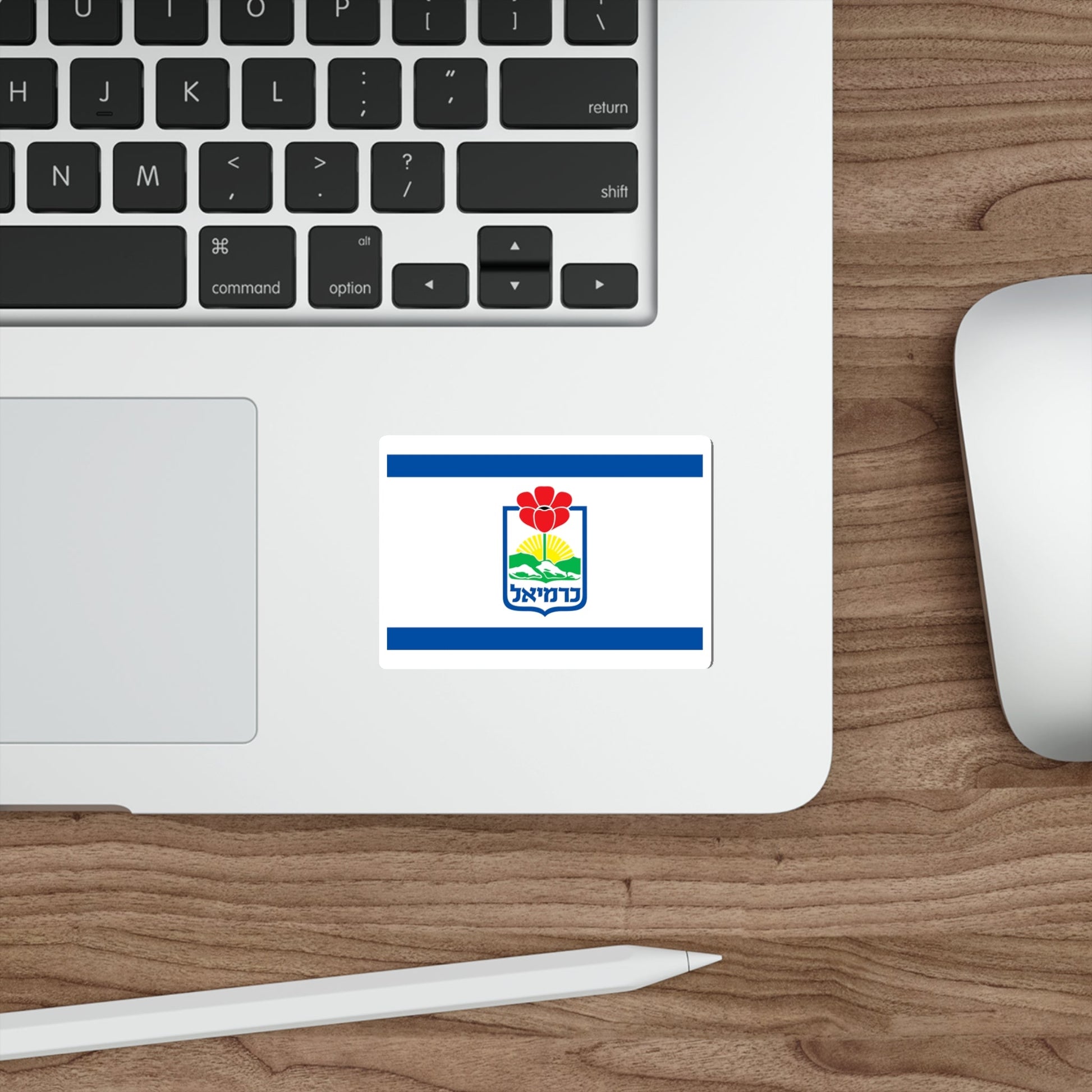 Flag of Karmiel Israel STICKER Vinyl Die-Cut Decal-The Sticker Space