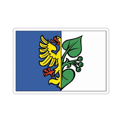 Flag of Karviná Czech Republic STICKER Vinyl Die-Cut Decal 5 Inch - The Sticker Space