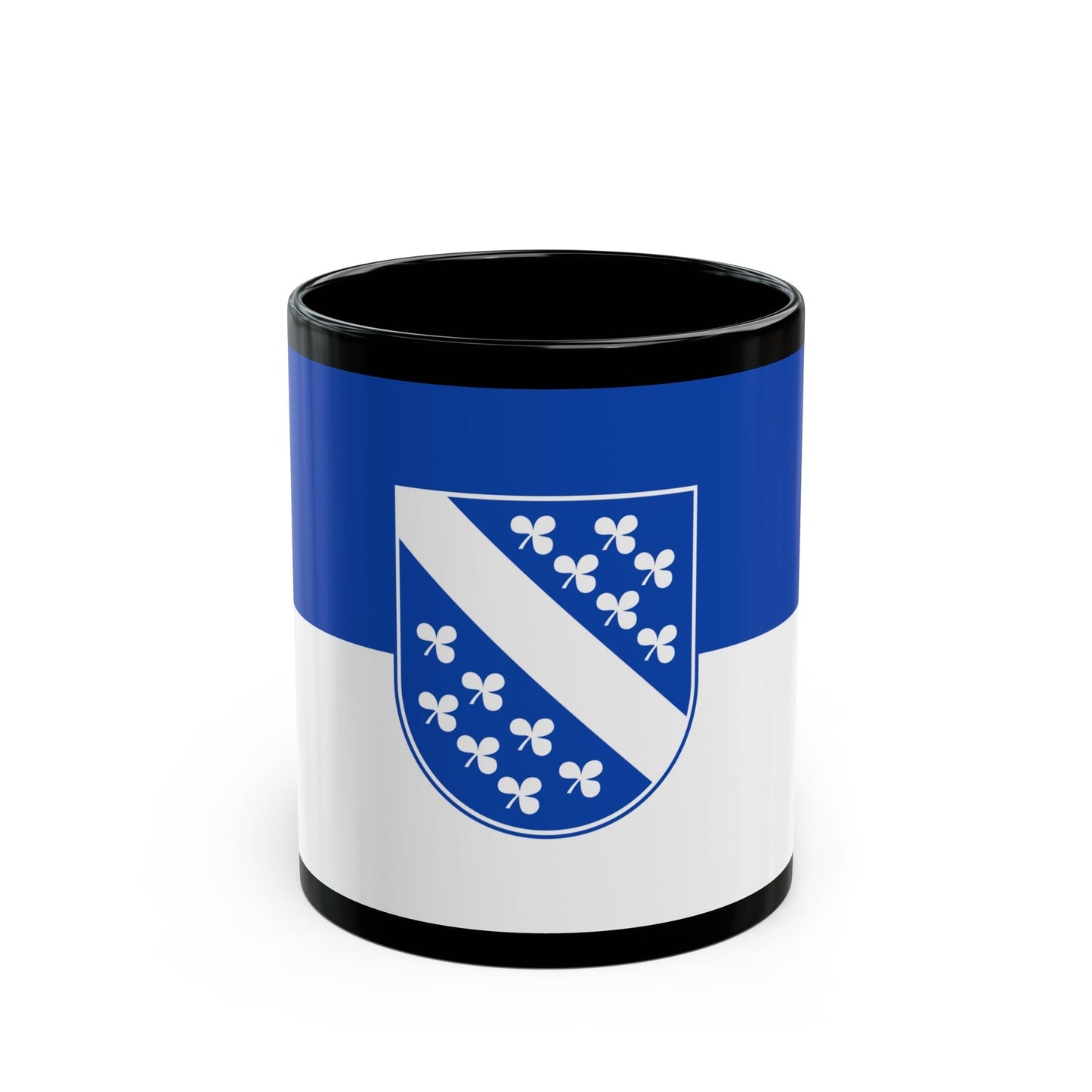 Flag of Kassel 2 Germany - Black Coffee Mug-11oz-The Sticker Space