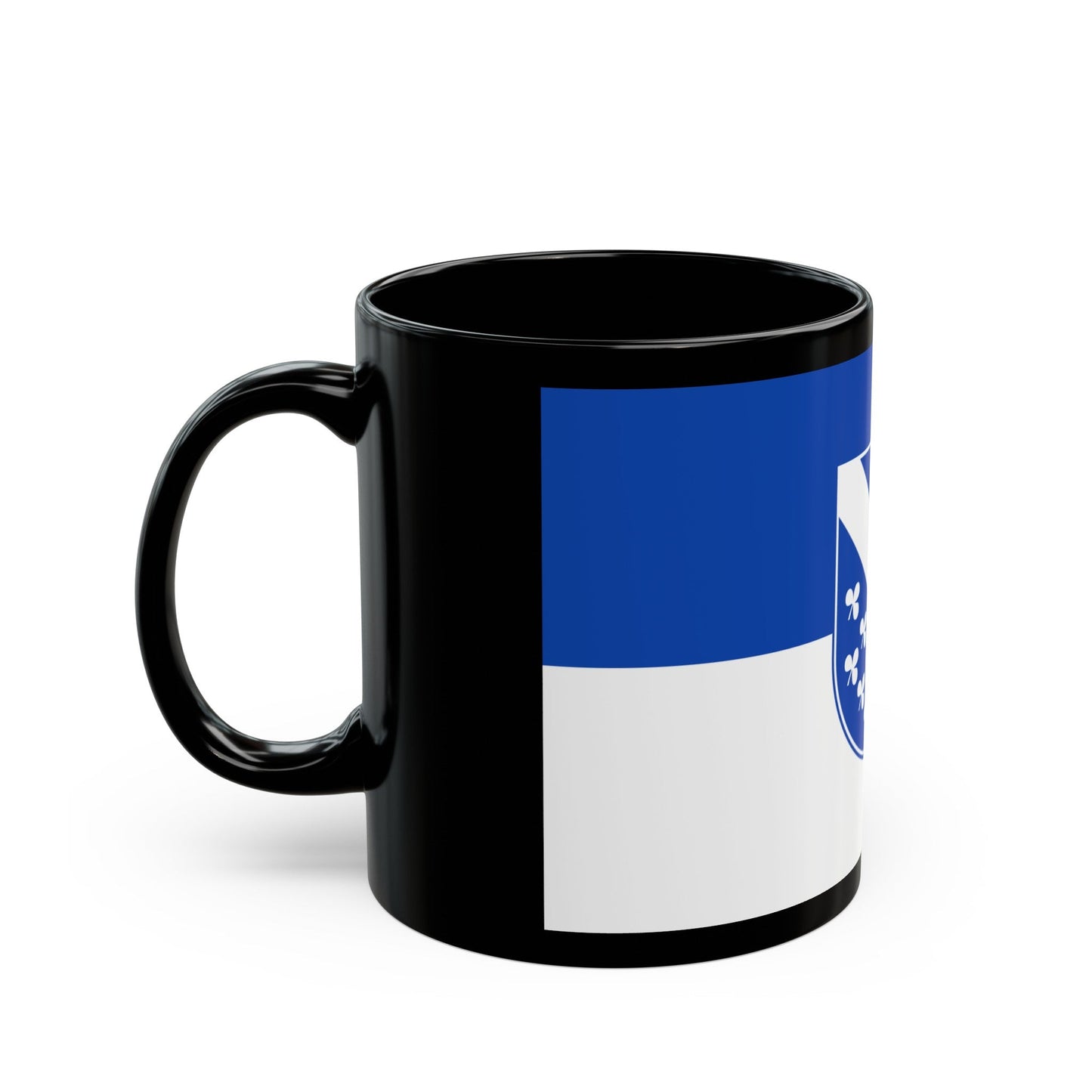 Flag of Kassel 2 Germany - Black Coffee Mug-The Sticker Space