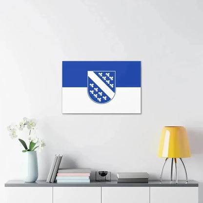 Flag of Kassel 2 Germany - Canvas Wall Art - The Sticker Space