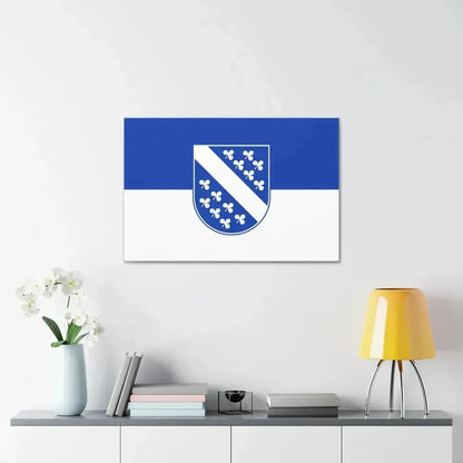 Flag of Kassel 2 Germany - Canvas Wall Art - The Sticker Space