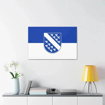Flag of Kassel 2 Germany - Canvas Wall Art - The Sticker Space