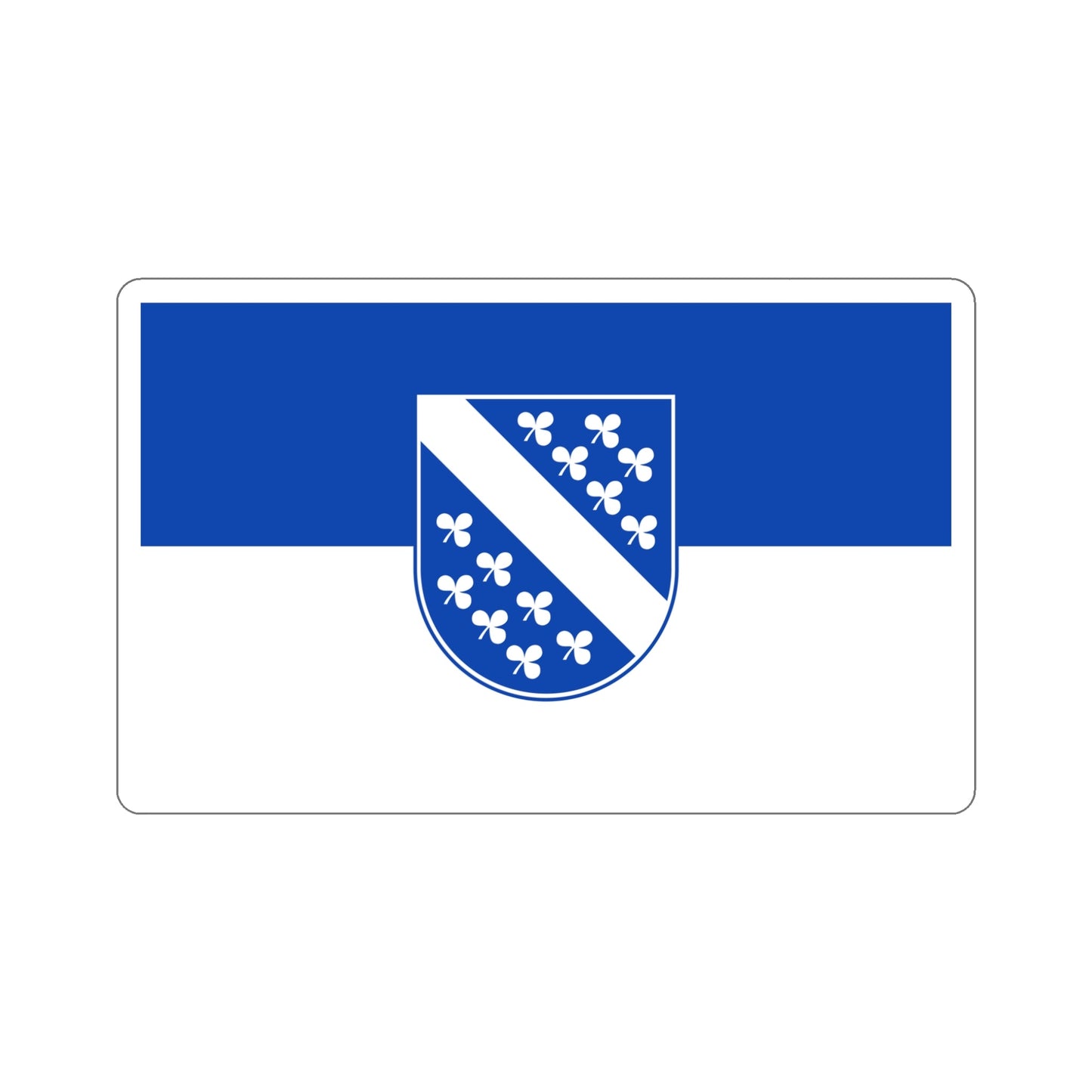 Flag of Kassel 2 Germany STICKER Vinyl Die-Cut Decal-5 Inch-The Sticker Space