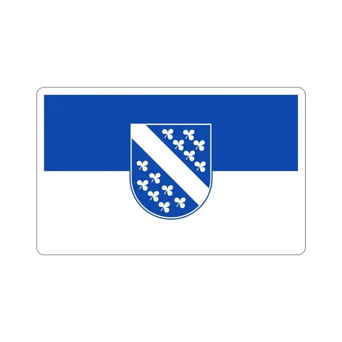 Flag of Kassel 2 Germany STICKER Vinyl Die-Cut Decal 5 Inch - The Sticker Space