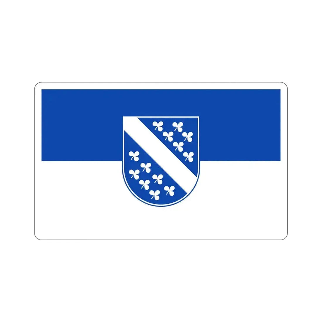 Flag of Kassel 2 Germany STICKER Vinyl Die-Cut Decal 5 Inch - The Sticker Space