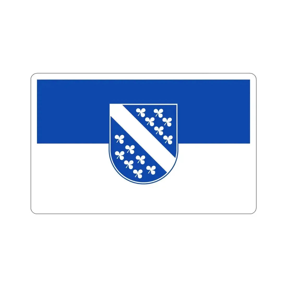 Flag of Kassel 2 Germany STICKER Vinyl Die-Cut Decal 6 Inch - The Sticker Space