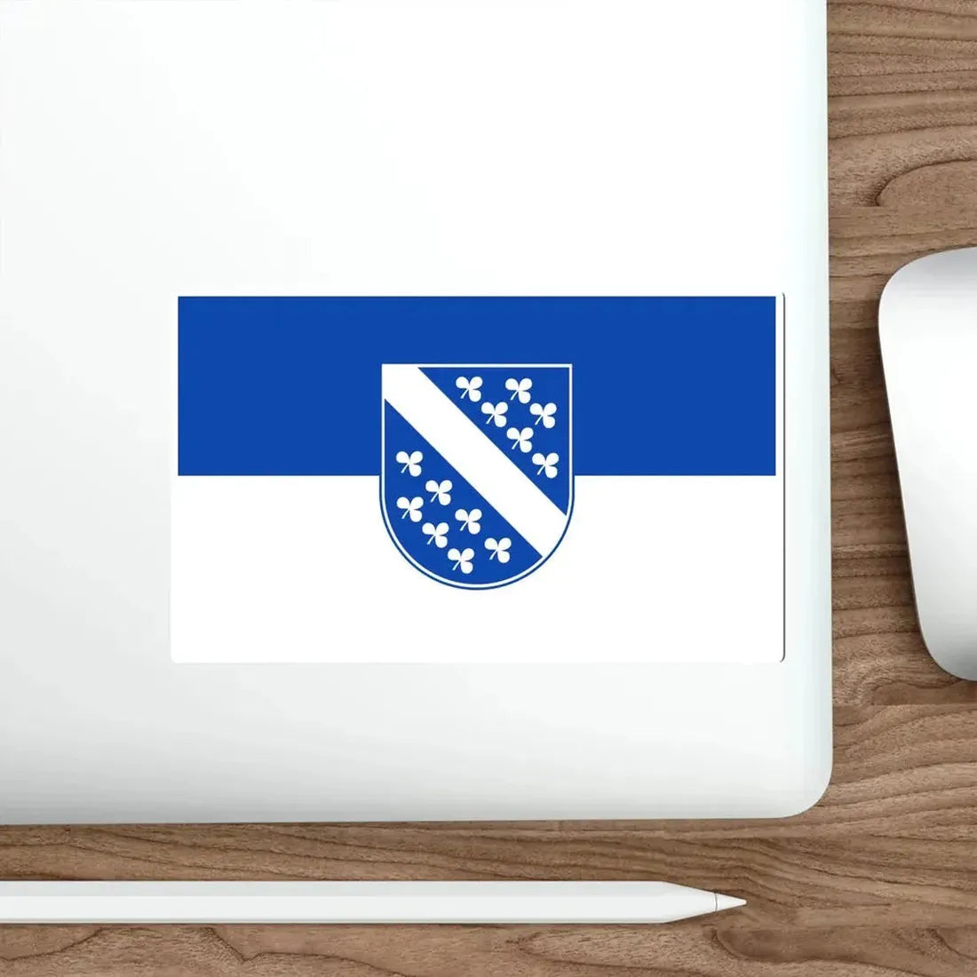 Flag of Kassel 2 Germany STICKER Vinyl Die-Cut Decal - The Sticker Space