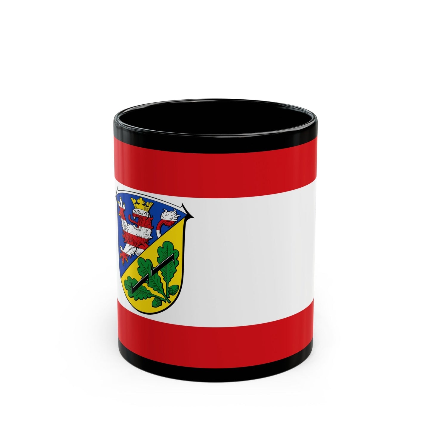 Flag of Kassel Germany - Black Coffee Mug-11oz-The Sticker Space