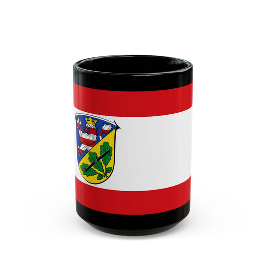 Flag of Kassel Germany - Black Coffee Mug-15oz-The Sticker Space