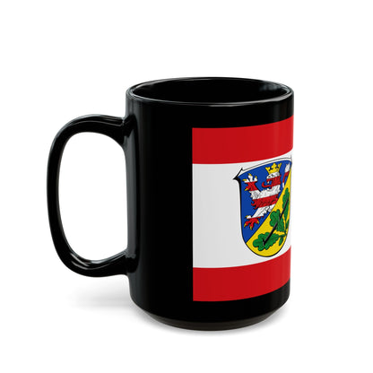 Flag of Kassel Germany - Black Coffee Mug-The Sticker Space