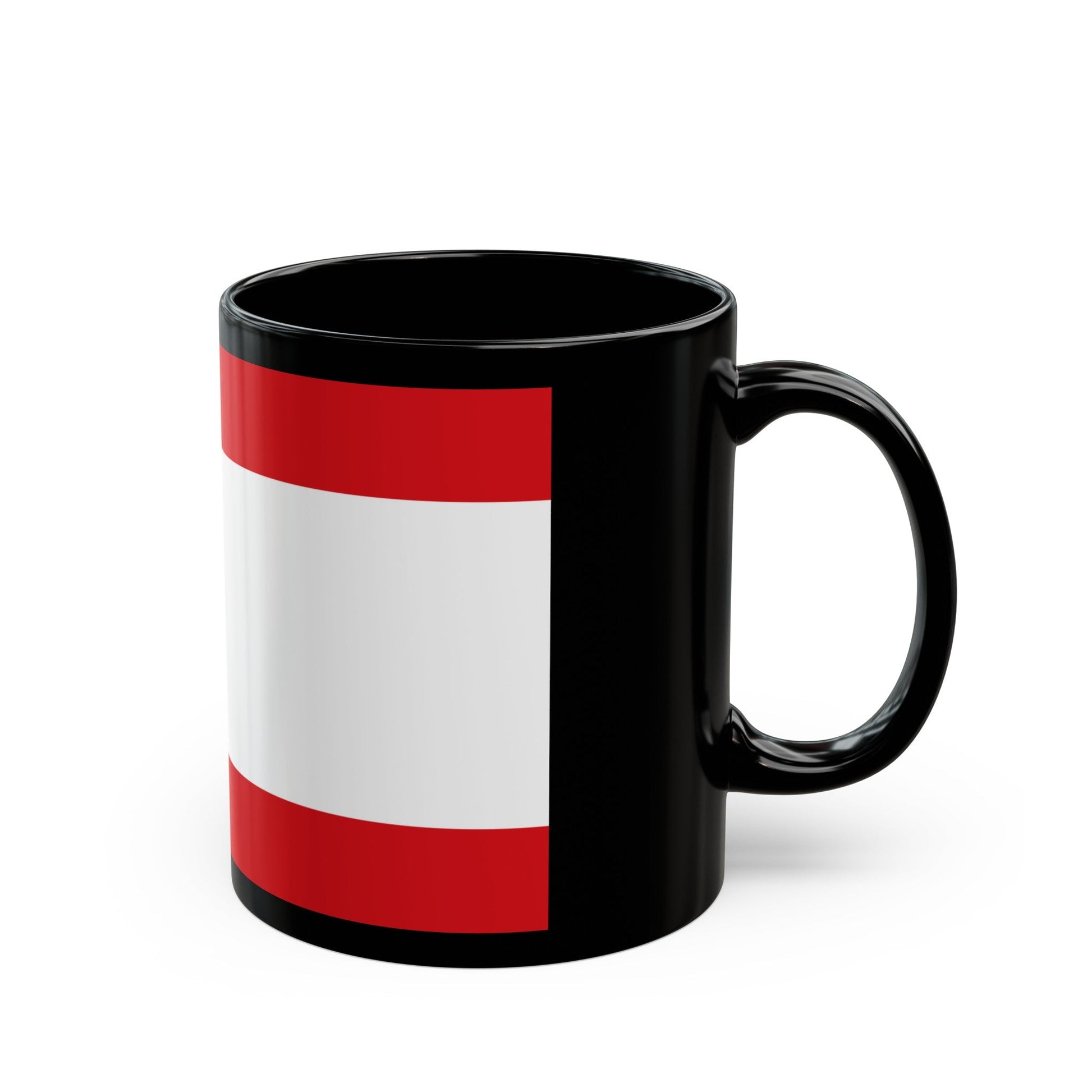 Flag of Kassel Germany - Black Coffee Mug-The Sticker Space