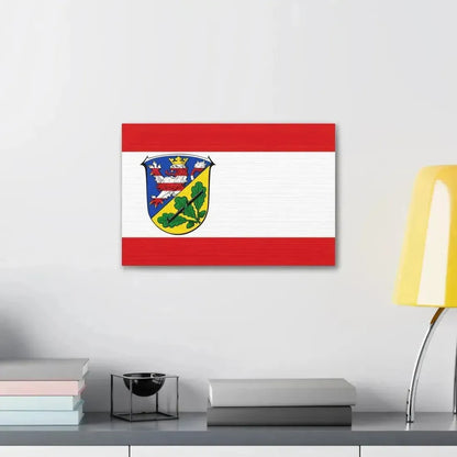 Flag of Kassel Germany - Canvas Wall Art - The Sticker Space