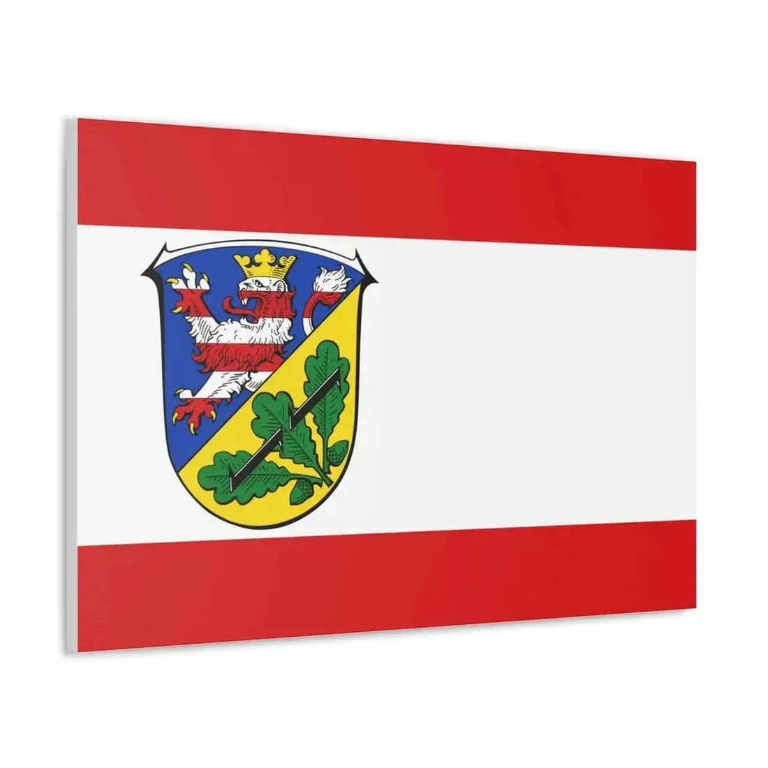 Flag of Kassel Germany - Canvas Wall Art - The Sticker Space
