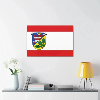 Flag of Kassel Germany - Canvas Wall Art - The Sticker Space
