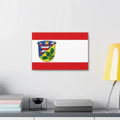 Flag of Kassel Germany - Canvas Wall Art - The Sticker Space