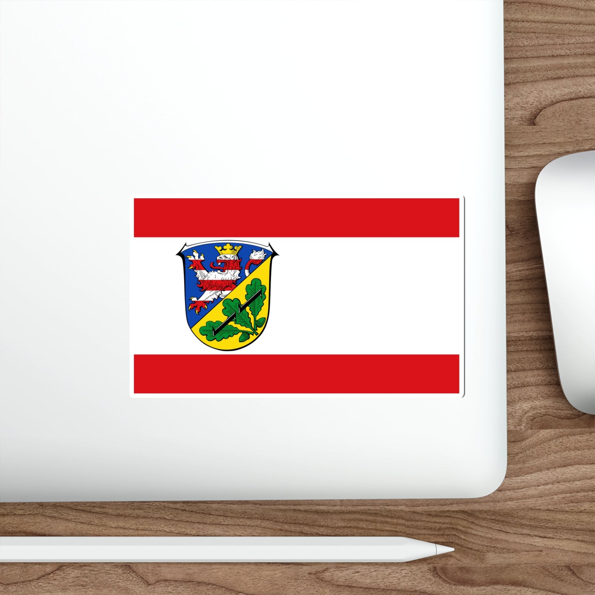 Flag of Kassel Germany STICKER Vinyl Die-Cut Decal-The Sticker Space