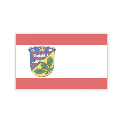 Flag of Kassel Germany - STICKER Vinyl Kiss-Cut Decal 2 Inch Transparent - The Sticker Space