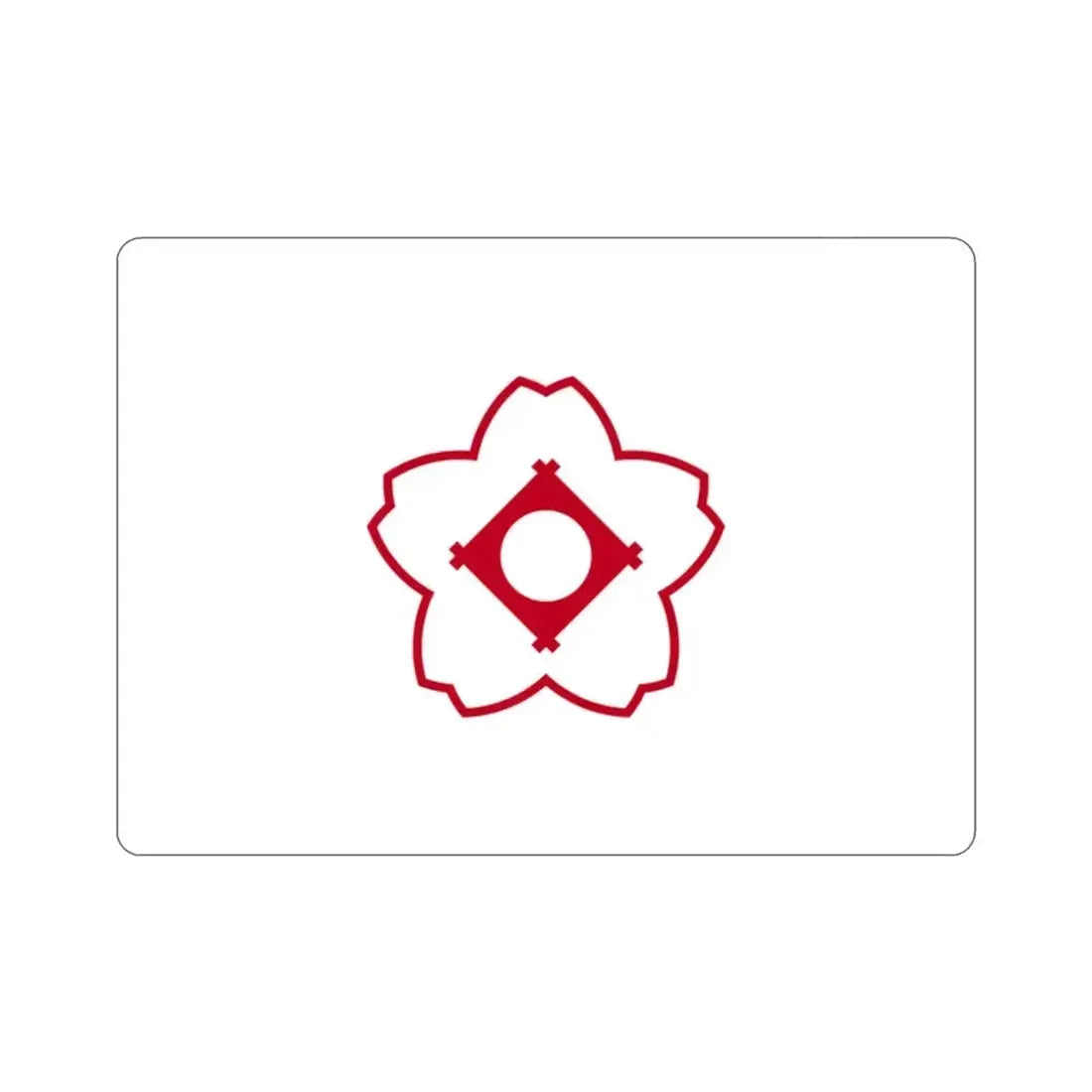 Flag of Kasugai Aichi Japan STICKER Vinyl Die-Cut Decal 2 Inch - The Sticker Space