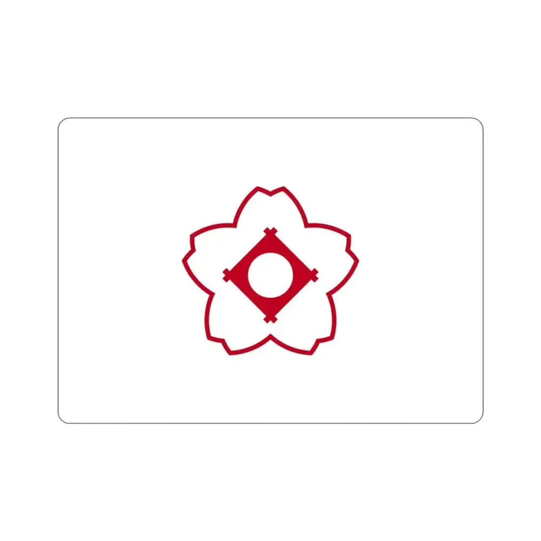 Flag of Kasugai Aichi Japan STICKER Vinyl Die-Cut Decal 3 Inch - The Sticker Space