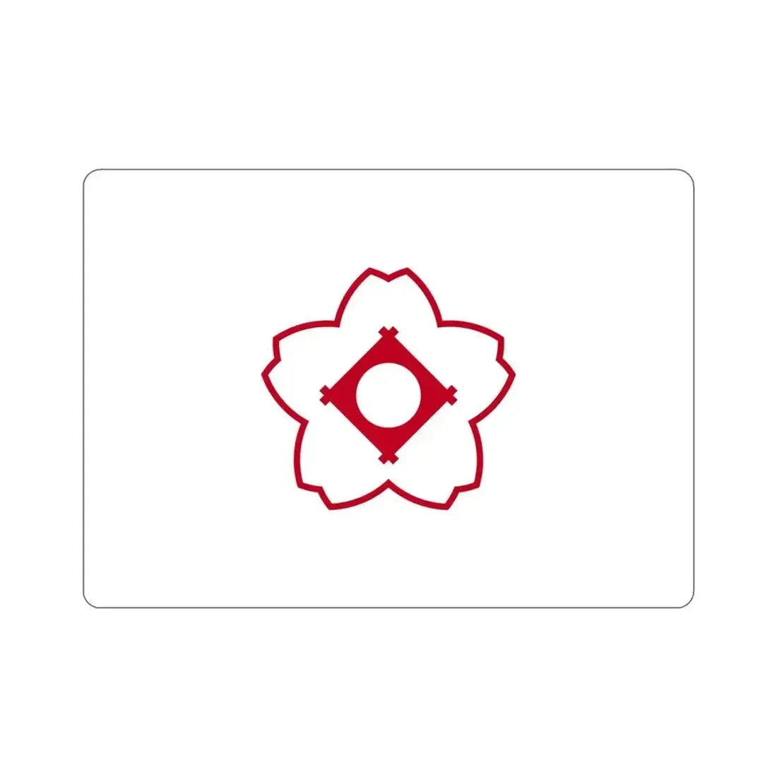 Flag of Kasugai Aichi Japan STICKER Vinyl Die-Cut Decal 4 Inch - The Sticker Space