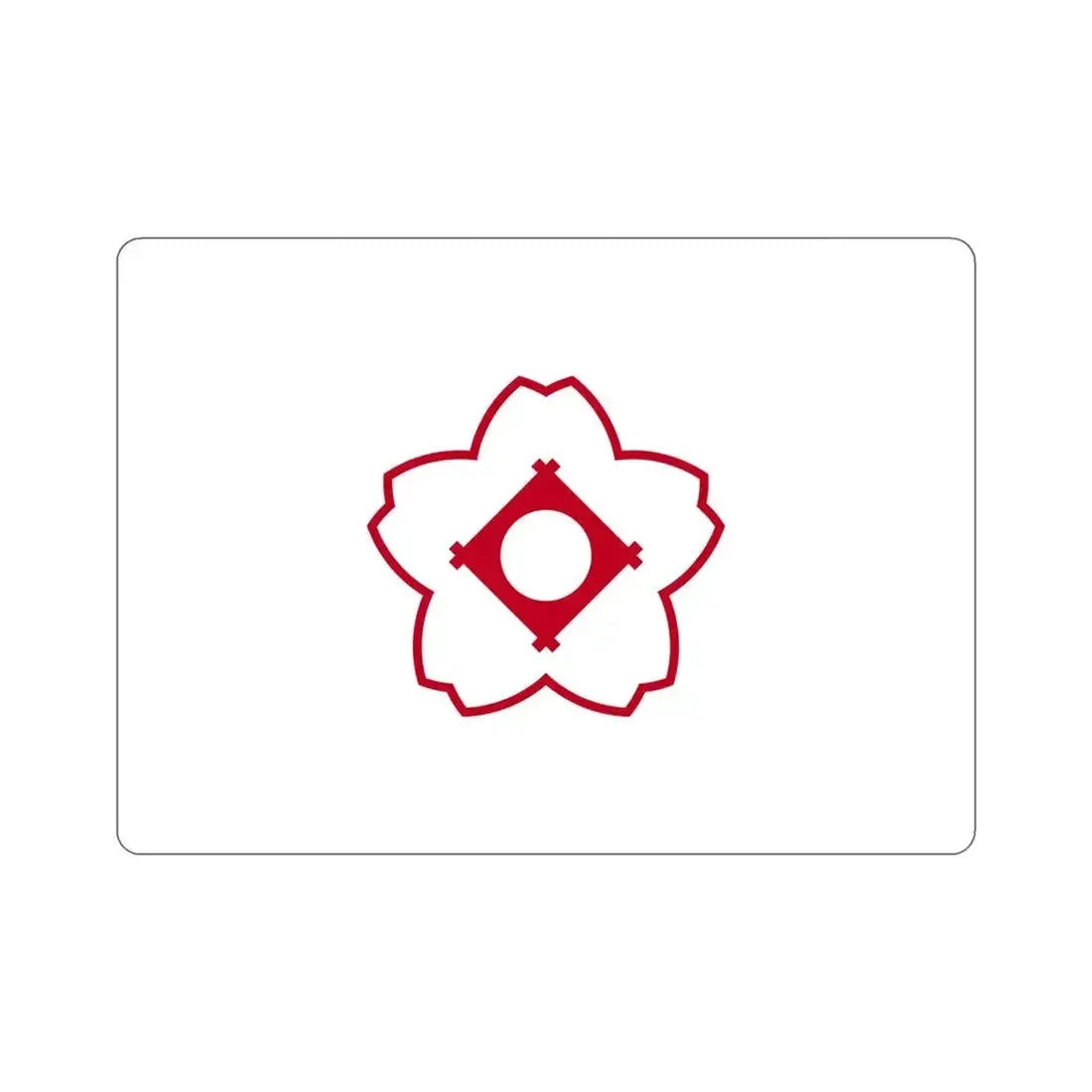 Flag of Kasugai Aichi Japan STICKER Vinyl Die-Cut Decal 5 Inch - The Sticker Space