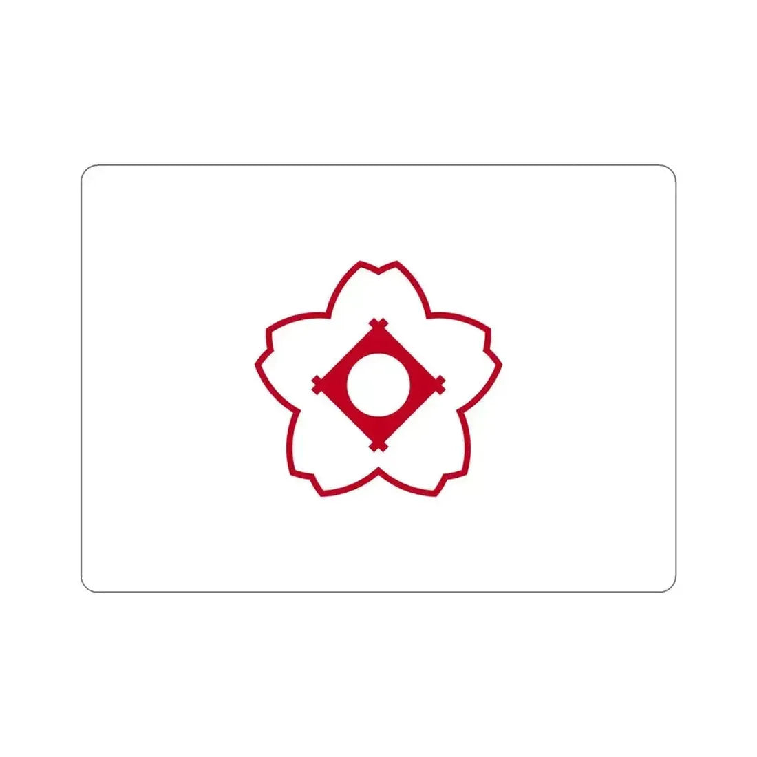 Flag of Kasugai Aichi Japan STICKER Vinyl Die-Cut Decal 6 Inch - The Sticker Space