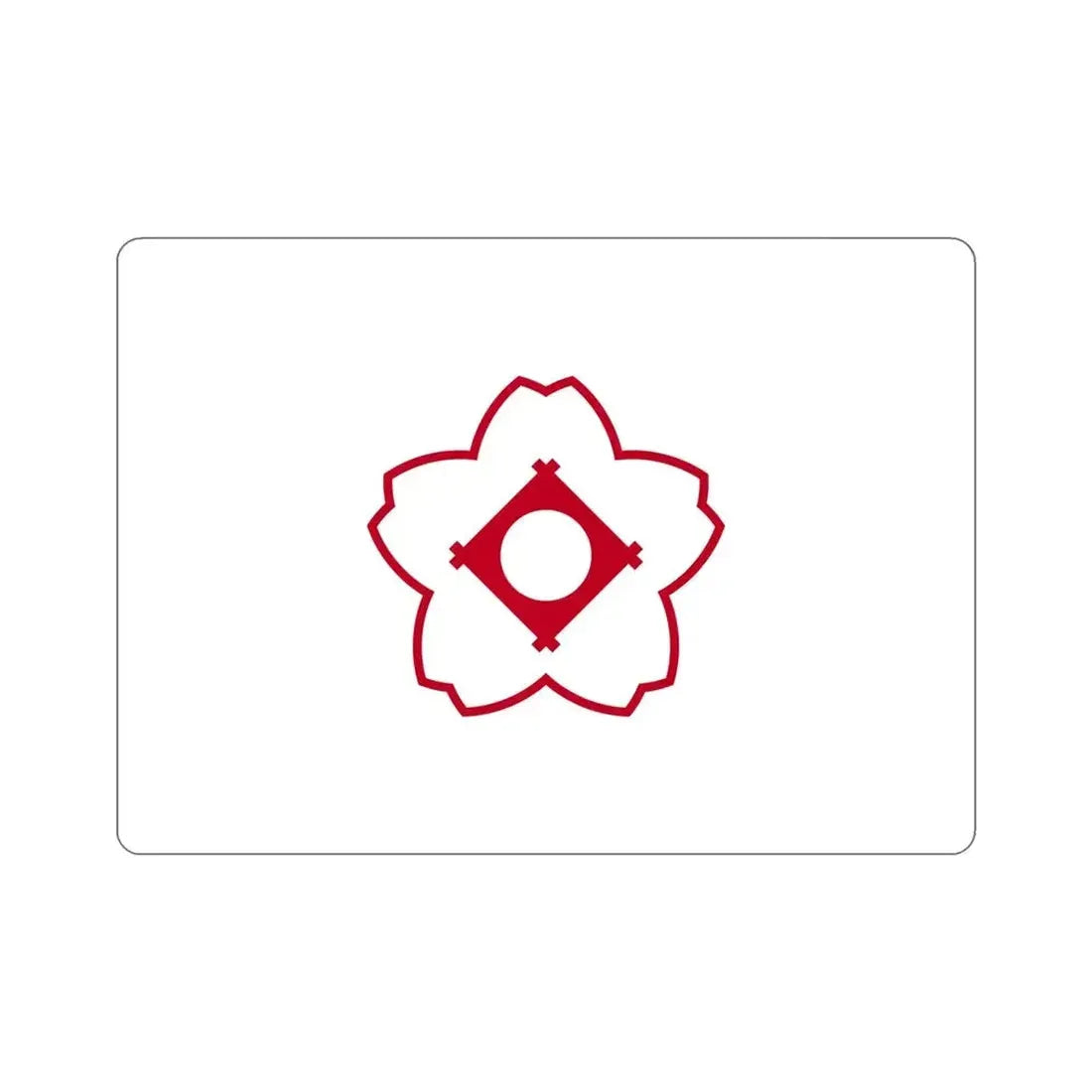 Flag of Kasugai Aichi Japan STICKER Vinyl Die-Cut Decal - The Sticker Space