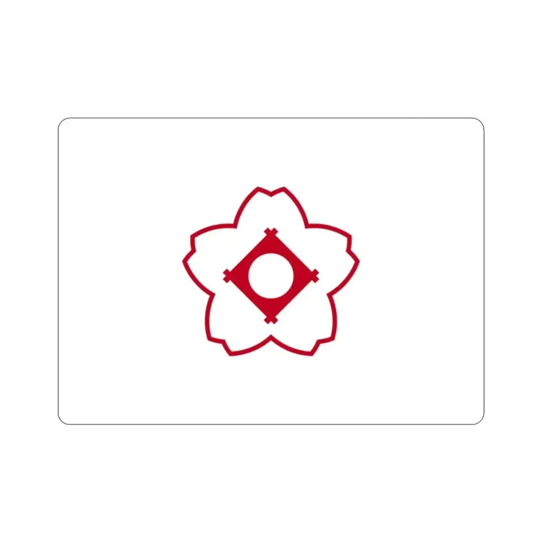 Flag of Kasugai Aichi Japan STICKER Vinyl Die-Cut Decal - The Sticker Space