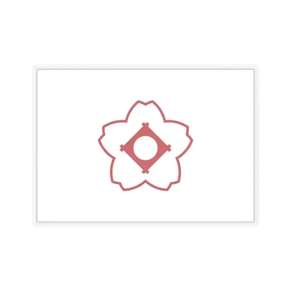 Flag of Kasugai Aichi Japan - STICKER Vinyl Kiss-Cut Decal 4 Inch Transparent - The Sticker Space