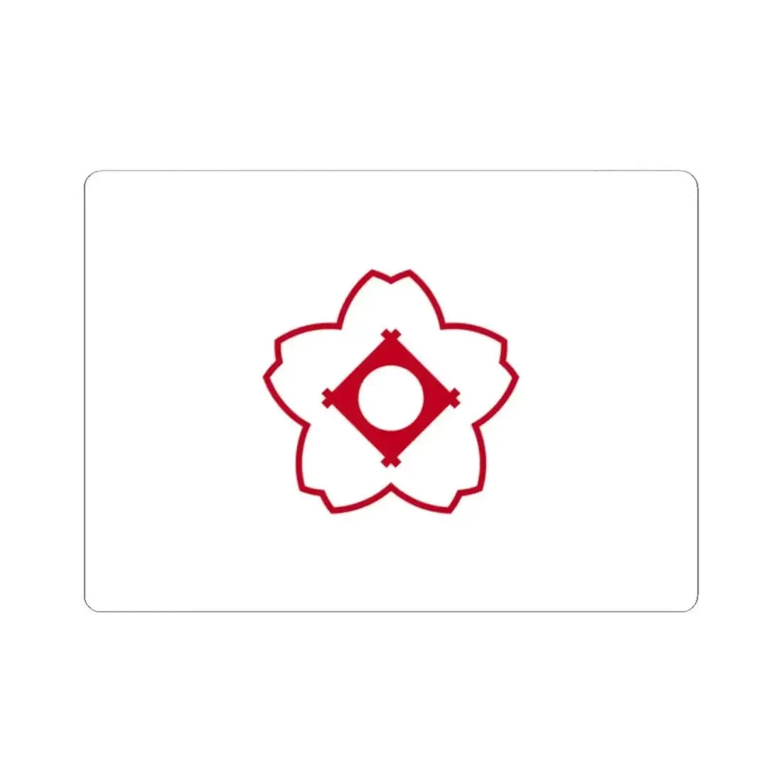 Flag of Kasugai Aichi Japan - STICKER Vinyl Kiss-Cut Decal - The Sticker Space
